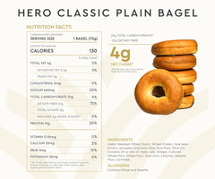 Hero Classic Plain Bagel