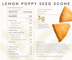 Hero Lemon Poppy Seed Scone