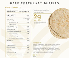 Hero Tortillas™: Burrito Size